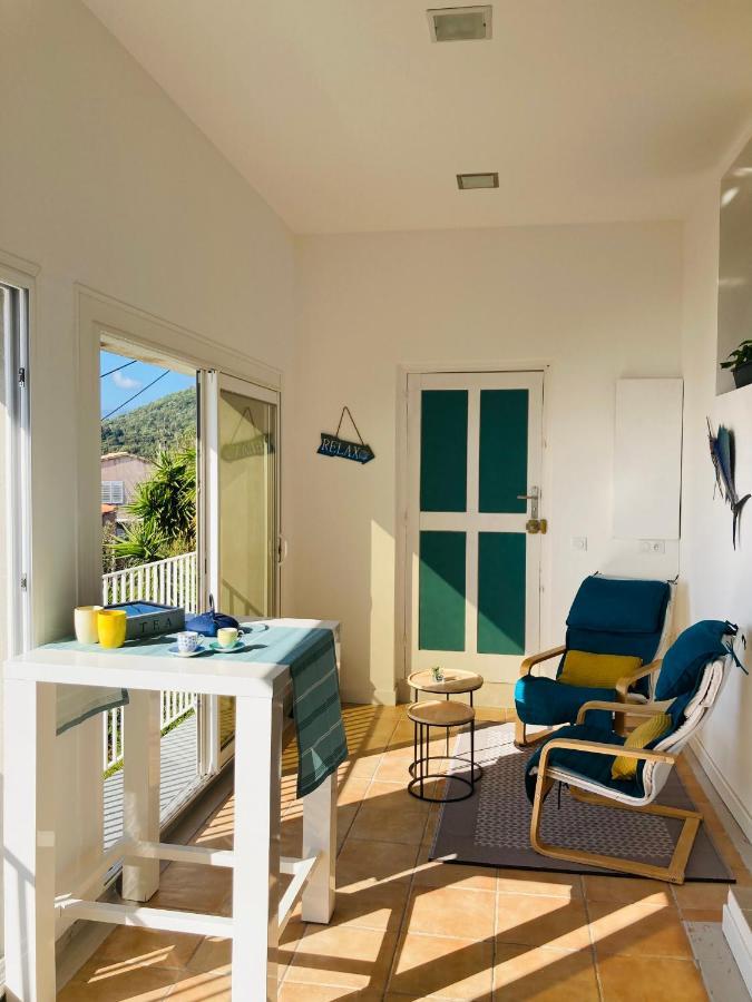 Maison Mediterraneo - Rez De Villa, Vue Imprenable Sur La Mer Pietranera Exterior foto