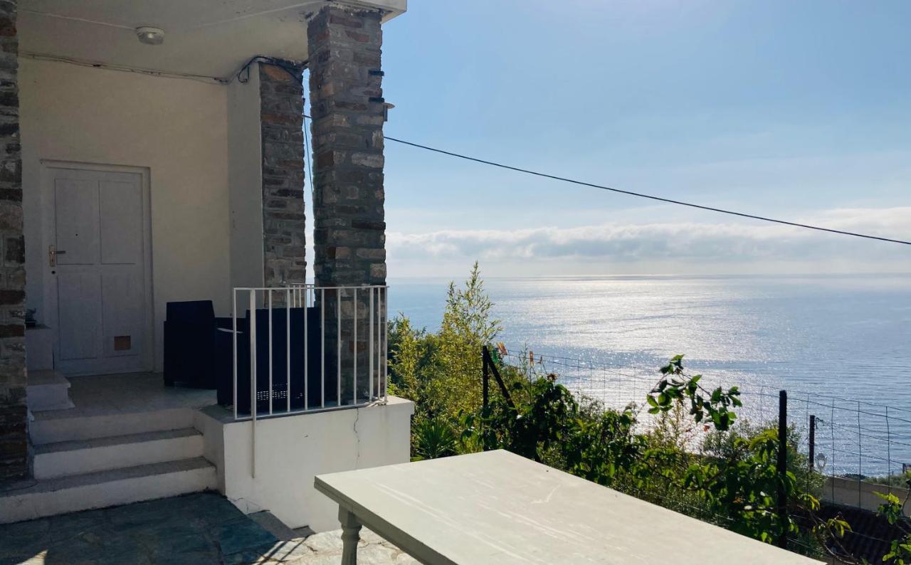 Maison Mediterraneo - Rez De Villa, Vue Imprenable Sur La Mer Pietranera Exterior foto